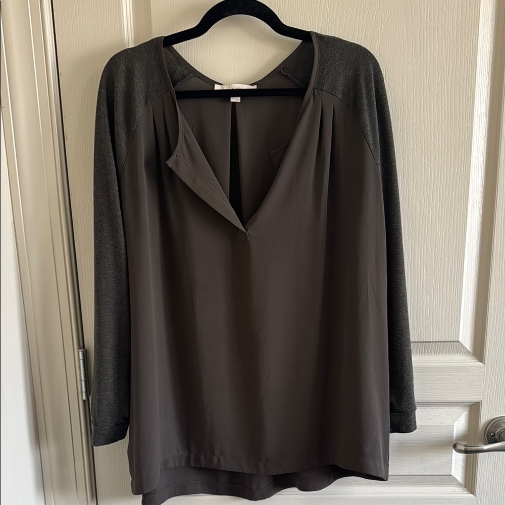 Elegant Gray Women's Top